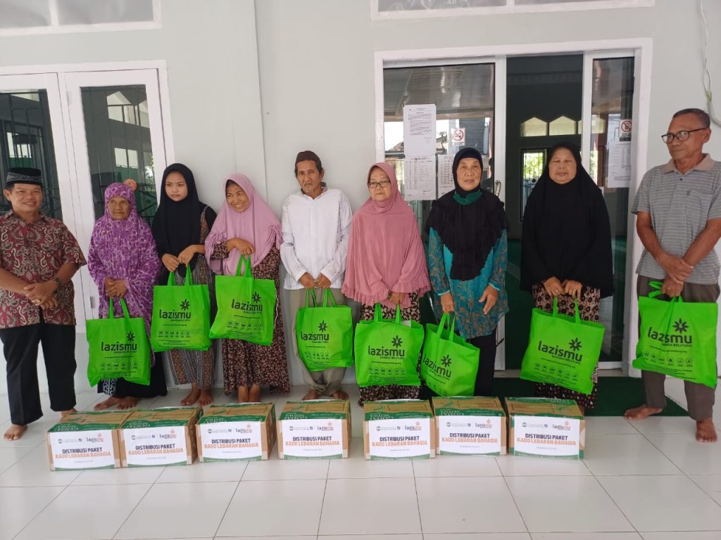 Kolaborasi kebaikan, Lazismu Bangka Belitung dan BPRS Bangka Belitung salurkan Kado Lebaran