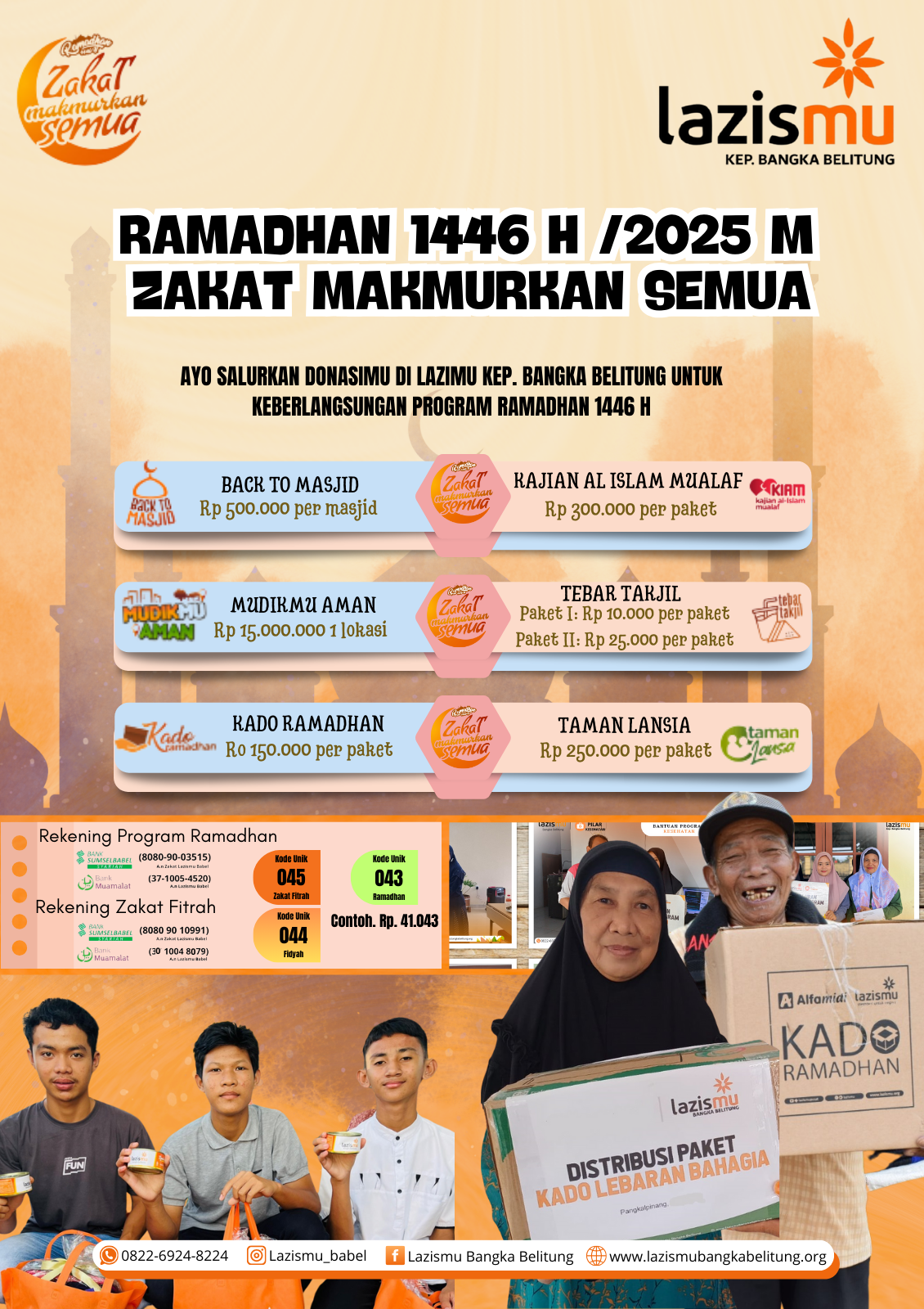 Salurkan Donasimu untuk Program Ramadhan 1446 H