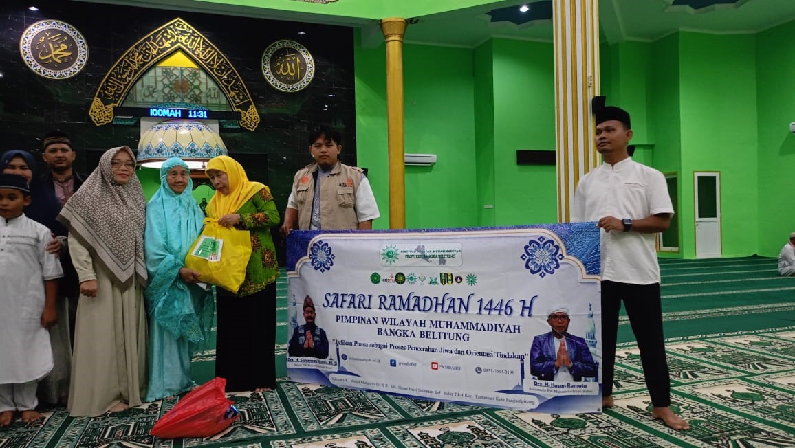 Zakat Makmurka Semua: LAZISMU Kep. Bangka Belitung bersama Pimpinan Wilayah Muhammadiyah mengadakan Program SAFARI RAMADHAN 1446 H di Penjuru Pelosok Bangka Belitung