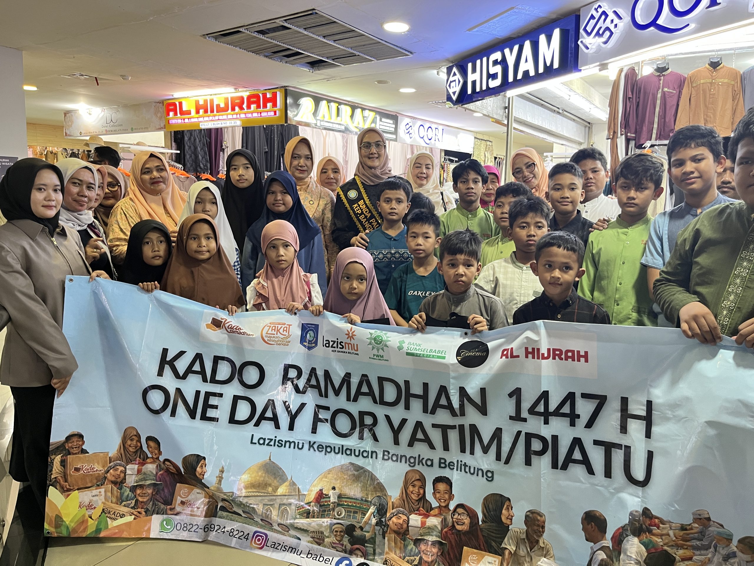 LAZISMU BABEL GELAR PROGRAM RAMADAN 1447 H “ONE DAY FOR YATIM/PIATU”, AJAK 20 ANAK YATIM/PIATU RASAKAN KEBAHAGIAAN RAMADAN